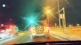 Night Drive to summerside neighborhood Alberta 🚗🚙🚓🏎🌉