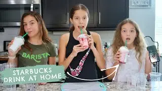RECREATING STARBUCKS DRINKS AT HOME / BARISTA | SISTER FOREVER