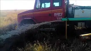 Air lift cleaning a well 100 gpm