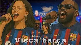 Rihanna & Maitre gims / Visca barça 💙❤️…#maitregims #rihanna #viscacatalunya #fcbarcelona #musique
