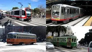 San Francisco MUNI Light-Rail In Action - January 2020
