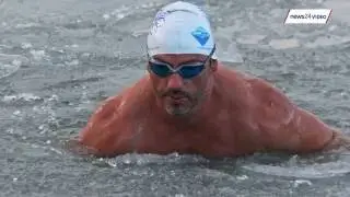 How Ryan Stramrood transformed from couch potato to ice swimmer