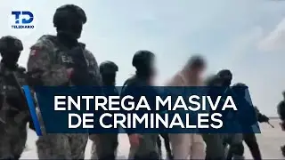 Entrega masiva de criminales a EU; suman 92