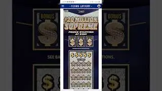 TEXAS $100 TICKET $20,000,000 SUPREME