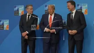 NATO Secretary General Rutte and Dutch PM Schoof welcome NATO leaders