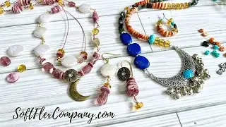 DIY Beaded Earrings to Match Two Sundance Inspired Necklaces: Free Spirit Beading with Kristen Fagan