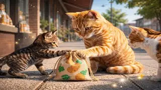 Came Home Empty Handed, but Received a Special Gift from the Tabby Cat 🥔💝
