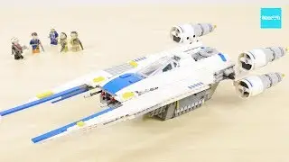 60㎝超！ レゴ スター・ウォーズ 反乱軍のＵウイングファイター 75155 セット説明5:09～ ローグ・ワン ／ LEGO Star Wars Rebel U-Wing Fighter