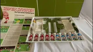 Super Striker Vintage 1970's Five A Side Table Top Football Game Complete In The Original Box