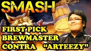 SMASH BREWMASTER FIRST PICK CONTRA ARTEEZY(NAIX) | DOTA 2 COSAS