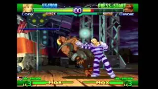 Street Fighter Alpha 3 - Cody vs Birdie