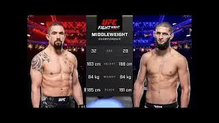 Khamzat Chimaev VS Robert Whittaker FULL FIGHT