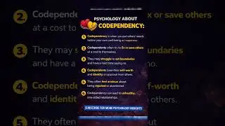 Psychology about codependency