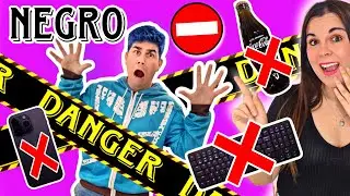 PROHIBIDO TOCAR EL COLOR NEGRO ⛔⚫😨 en la VIDA REAL