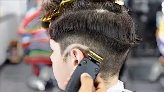 TOM HOLLAND HAIRCUT TUTORIAL: MID FADE MESSY TOP