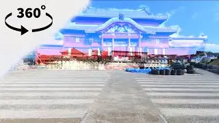 [5KVR]焼失後の首里城を散策　Shuri Castle after it burned down　Okinawa 360° VIDEO
