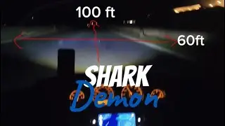 Shark Demon - Real Night Riding View (Street Glide) #motovlog #motorcycle #customdynamics 