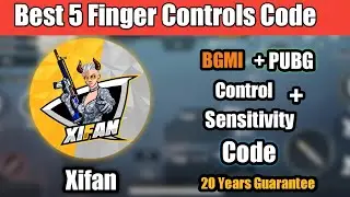 Xifan BGMI AND PUBG Control Code and Sensitivity Code | Best 5 Finger Control Code | TuranSahab |
