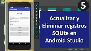 SQLite en Android Studio, (Actualizar y Eliminar datos)