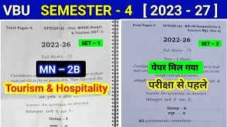 Sem 4 MN 2B tourism hospitality important questions paper | parivahan pranali ke vikas semester 4