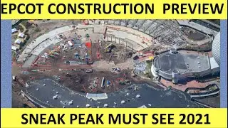 EPCOT Construction Update Monorail Tour 08/2021