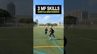LEARN from SERGIO BUSQUETS🇪🇸#shorts #football #soccer #footballskills #soccerskills