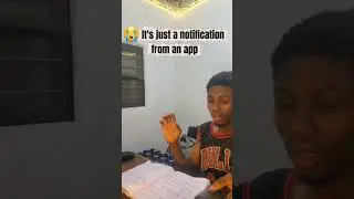 😭 It's just a notification from an app. #reelschallenge #trending #reels #videos #trend