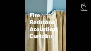 Highly Fire Resistant Acoustical Curtains