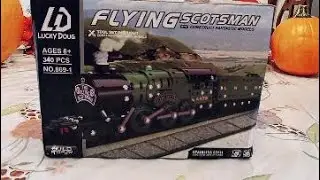 Сборка и предварительный просмотр игрушечного поезда Lucky Doug Flying Scotsman