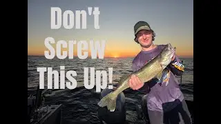 Lake Erie Walleye Fishing that didn't go as Planned.