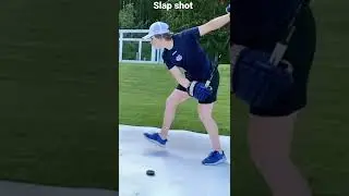 Slow motion Slap-shot!