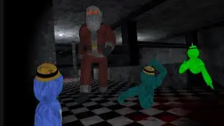 I escaped evil Santa from level 20 (big scary)￼ #bigscary #scaryvideos