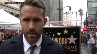 ACTOR RYAN REYNOLDS HONORED WITH HOLLYWOOD WALK OF FAME STAR