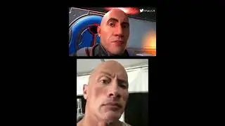 The rock raise eyebrow comparison  Real life Vs Fortnite