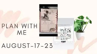Plan With Me | August 17-23 | Scripture Wright | Notiq A5 Rings | Print Pray Slay: Journaling Kit