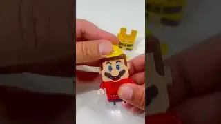 LEGO Mario in Builder Suit #legosupermario #trand #viral #shorts #tiktok #instagram #buildermario