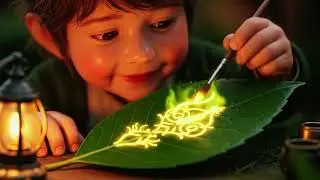 Peaceful Hobbit Village in an Enchanted Forest | Soft Chill Fantasy Folk Music Cozy Animation Video