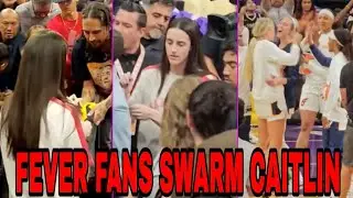 Caitlin Clark Swarmed by Fans in Phoenix as Autograph Mania Takes Over PHX Arena