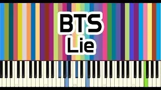 BTS(방탄소년단)  - Lie piano cover