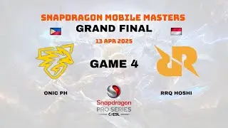 Onic PH vs RRQ Hoshi Game 4 | Snapdragon Mobile Masters Playoffs | Grand Final