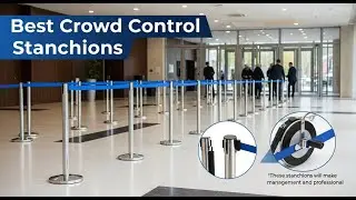 TOP 5 Best Crowd Control Stanchions 2026 | Retractable Stanchion