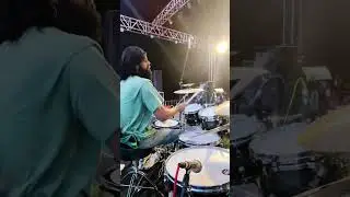 A small moment from the full performance 🥁            #Drums#LiveMusic#Drummer #sourishkumar