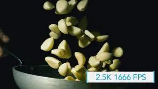 Phantom VEO640S Slow Motion Garlic