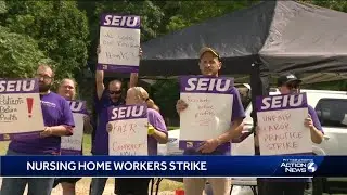 Workers at 14 Pennsylvania nursing homes go on strike