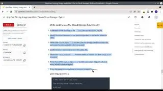 Qwiklabs: App Dev: Storing Image and Video Files in Cloud Storage - Python