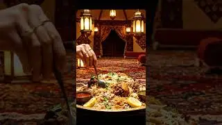 Luxury Arabian Tent Mandi 🏕️✨🍖 | Royal Bedouin Feast Under Lantern Glow 🌙🌴