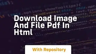 Download image and file pdf in html