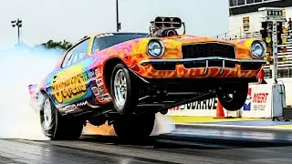 Hot summer street nights drag racing edgewater motorsports park