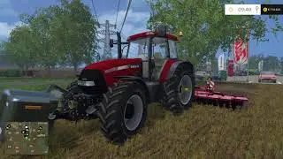 Farming simulator 15 Pokaz Maszyn #37 CASE IH MXM190 & HORSCH JOCKER 6CT