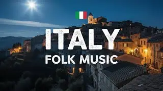 Italian Folk Night Ambience 🇮🇹 | Traditional Italian Music for Sleep, Relaxation & Focus